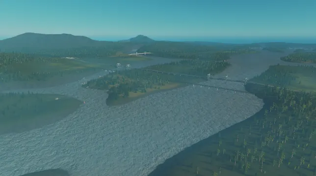 Black Woods map overview in Cities: Skylines