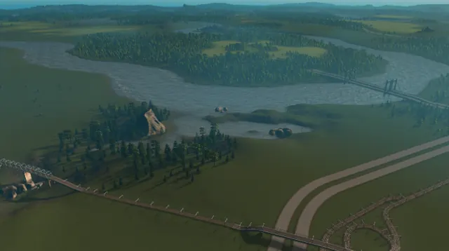 Swamplands map