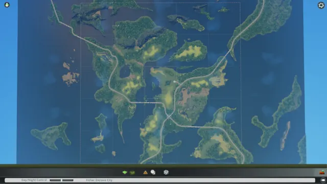 Fisher Enclave map screenshot 2, Cities: Skylines