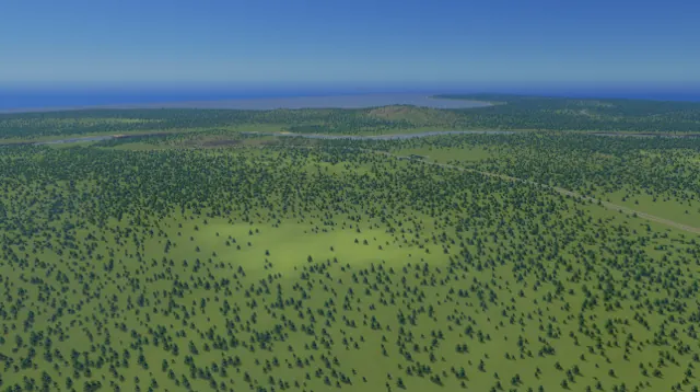 The Dust Bowl map preview, Cities: Skylines