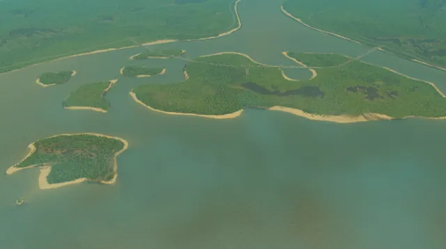 Honu Island map preview, Cities: Skylines