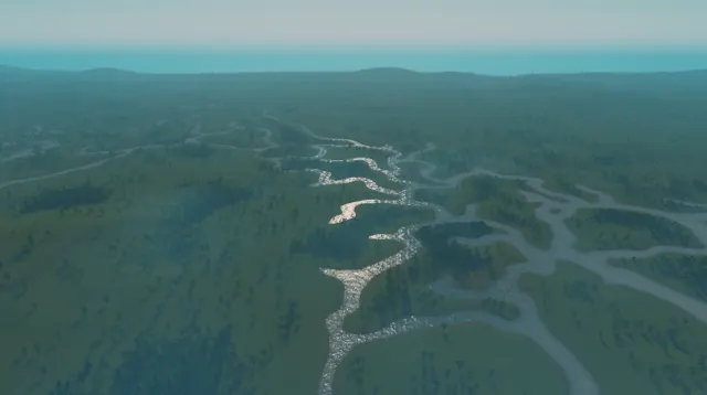 Pine Rivers map preview, Cities: Skylines