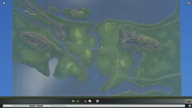 Shady Strands map screenshot 2, Cities: Skylines