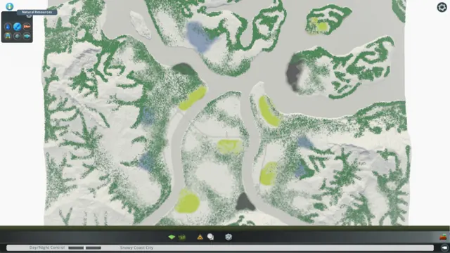 Snowy Coast map screenshot 3, Cities: Skylines