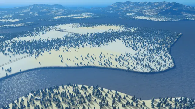 Frosty Rivers map