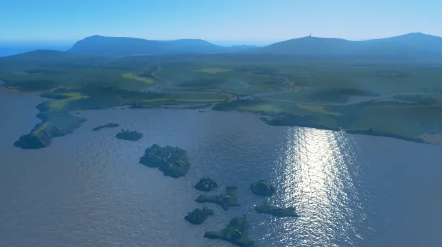 Noyou Port map overview in Cities: Skylines