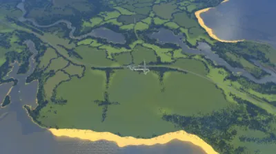 Mountain Taper map overview in Cities: Skylines