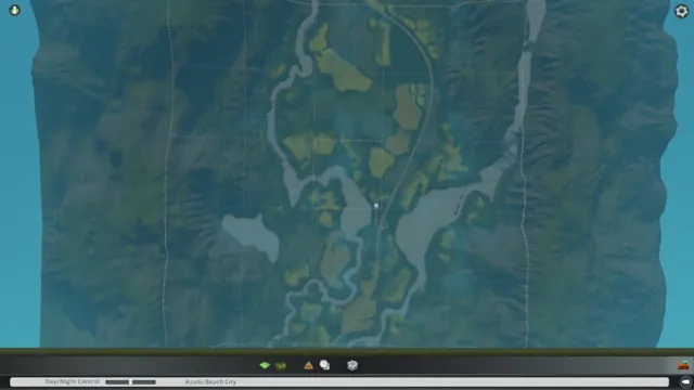 River Valley Plain map screenshot 2, Cities: Skylines