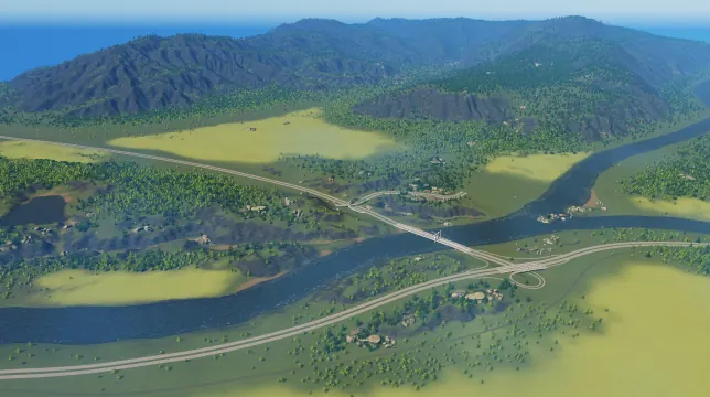 Northwood Hills map overview in Cities: Skylines