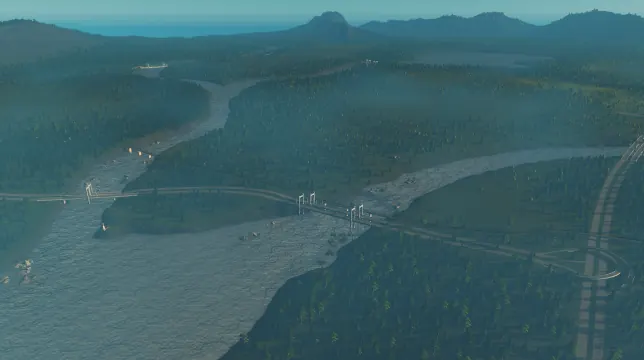 Green Plains map overview in Cities: Skylines