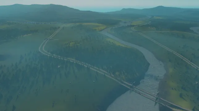 Riverrun map overview in Cities: Skylines