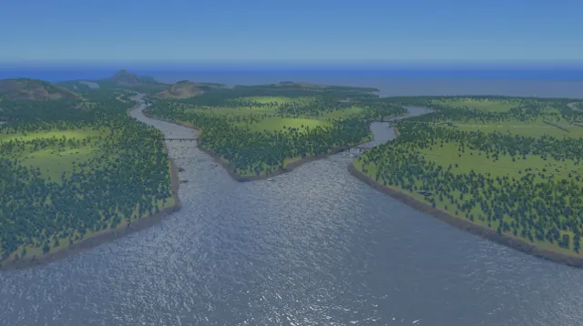 Shady Strands map
