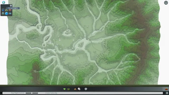Crater Falls map screenshot 6, Cities: Skylines